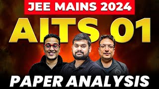 Dropper JEE AITS 01  Paper Analysis  JEE Mains 2024 🎯 [upl. by Antoine]