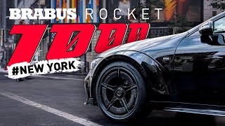 1000 HP IN NEWYORK  BRABUS Rocket 1000 WORLD TOUR [upl. by Hazrit]