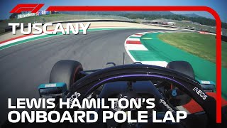 Lewis Hamiltons Pole Lap  2020 Tuscan Grand Prix  Pirelli [upl. by Pavia506]