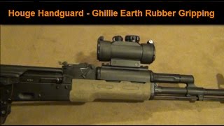 Hogue AK47 Overmolded Forend Rubber Grip Installation [upl. by Lennard920]