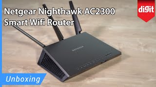 Netgear Nighthawk AC2300 Smart Wifi Router Unboxing [upl. by Lennahs]