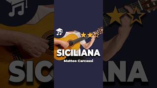 SICILIANA 🎸 Matteo Carcassi  🎓 Tutorial Intermedio en Guitarra fingerstyleguitar guitarcover [upl. by Ysnap122]