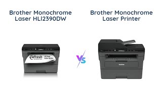 Brother HLl2390DW vs DCPL2550DW Which Monochrome Laser Printer is Best [upl. by Bilski301]