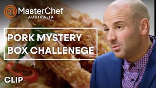 Reynolds Savoury Prawn Dish  MasterChef Australia  MasterChef World [upl. by Akirdna]