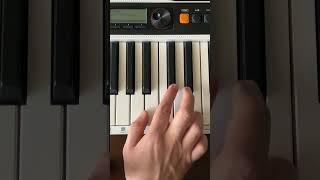 How to play an A chord on piano [upl. by Eimmis]