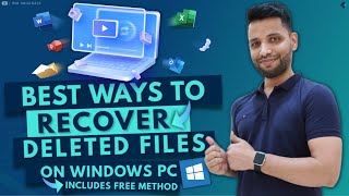 How to Recover Deleted Files on Windows PC 2023 Recover Deleted Photos amp Videos from Windows 1110 [upl. by Bernardine]