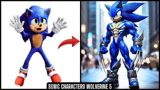 Sonic The Hedgehog All Characters as Wolverine Part 5 [upl. by Amari]