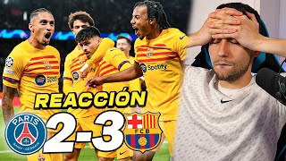 REACCIONANDO al PSG vs Barcelona 23 IMPRESIONANTE [upl. by Ezmeralda200]