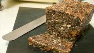 Nordic Nut Bread  Paleo Bread  Stone Age Bread [upl. by Ennaylime]