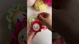 Crochet keychain craftideas handmadecrafties artandcraft sunflower viral vedioyoutubeshorts [upl. by Nnylakcaj]