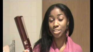 Hair Striaghtener Review  Babyliss Pro 230 Radiance Sleek Prt 1 [upl. by Ashwin103]