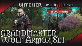 Witcher 3 Blood and Wine  Grandmaster Wolf Wolven Gear Set Location [upl. by Herod]