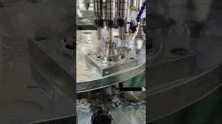 Flange drilling tapping chamfering machine industrialmachinery machinerymanufacturing [upl. by Grearson]