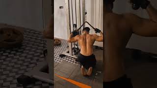 Back workout viralshorts viralvideo viralreels shorts short exercise gym shortfeed [upl. by Ramled]