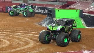 Monster Jam Arlington 2020 RACING 102520 October [upl. by Eastman20]