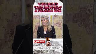 VITO QUILES DEJA SIN RESPUESTA A YOLANDA DÍAZ AL PREGUNTARLE POR ERREJÓN españa vitoquiles [upl. by Yokoyama189]