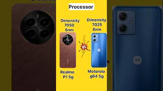 Moto g64 5G vs Realme P1 5g mobile comparison mobile mobilephone tech [upl. by Atiuqihs]