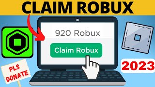 How to Claim Robux in Pls Donate  Roblox Tutorial [upl. by Cesaro442]