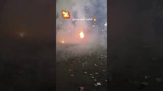 50000 wali laddi 🔥 diwali crackers shorts [upl. by Annoerb238]