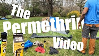 How to use permethrin the best defense against ticks sawyer ticks outdoors [upl. by Los]