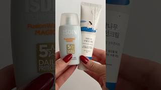 Isdin vs roundlab skincarecoreano piel birchjuice protectorsolar roundlab fusionwatermagic [upl. by Leumhs]