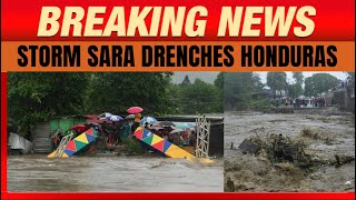 Tropical Storm Sara cuts off communities in northern Honduras  America  News9 [upl. by Suchta771]