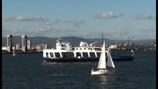 Traversier QuébecLévis No12     Quebec City to Levis ferry crossing 12 [upl. by Lauritz]