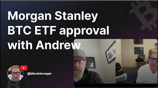 Morgan Stanley ETF approval with Andrew Parish APAbacus [upl. by Afira497]