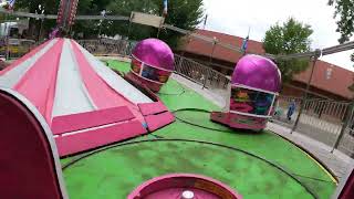 Reithoffer Shows  Tilt A Whirl Sellner Tilt A Whirl Onride [upl. by Nirej]