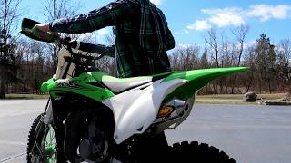 2017 kx100 fmf Shorty Intall [upl. by Rise]