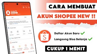 Cara Membuat Akun Shopee Terbaru  Cara Daftar Akun Shopee Tanpa Ribet [upl. by Kcirdlek351]