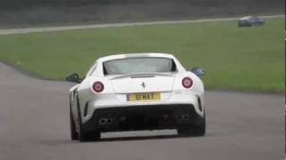 Ferrari 599 GTO vs Mercedes CLK55 [upl. by Yriek]