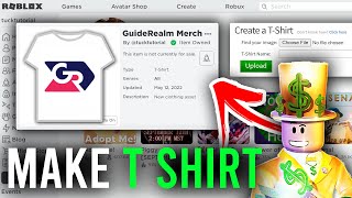 How To Make A T Shirt In Roblox Full Guide  Make Roblox T Shirt [upl. by Kenward]