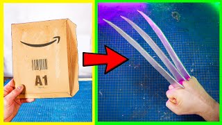 Make Impressive Wolverine Claws With Cardboard 📦 [upl. by Eusadnilem207]