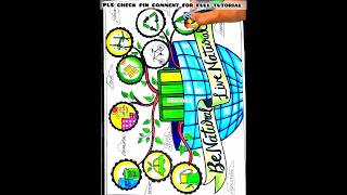 World Energy Conservation Day Poster Drawing14th Dec  Save Energy poster drawing for compitition [upl. by Waller255]