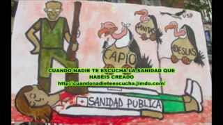 Sin casa sin sanidad sin trabajo sin educación sin futuro y sin [upl. by Aronos]