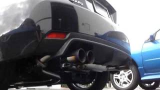 2008 Subaru STi  MXP Cat Back  Exhaust Clip [upl. by Aihsekel]