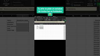 Como hacer un gantt en Excel excelavanzado excelfacil exceltips exceltutorial excelbasico [upl. by Ginsberg405]