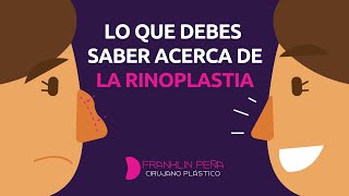 Todo lo que debes SABER acerca de RINOPLASTIA CIRUGÍA DE LA NARIZ [upl. by Daraj]