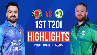 FULL HIGHLIGHTS  Afghanistan vs Ireland  1st T20I  Ireland Tour of Afghanistan 2024  ACB [upl. by Atina]