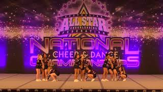 Cheer Dynamix Bombshells  AASCF Nationals 2019 [upl. by Oinotla747]