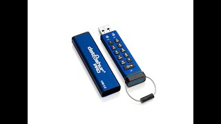 iStorage datAshur SD  PINBased Hardware Encrypted USB Flash Drive [upl. by Eward]