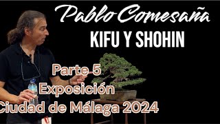 P 5 Kifu y Shohin visita guiada Pablo Comesaña V exposición de Bonsais ciudad de Málaga 2024 [upl. by Llesram390]