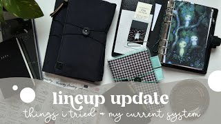 lets talk about notebooks • my current system  what didnt work  planner amp journal lineup update [upl. by Zeralda]