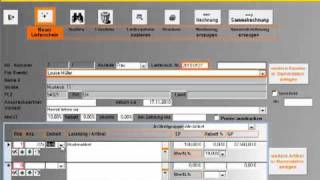 Lieferscheine Sammelrechnungen erstellen mit Rechnungsprofi Tutorial [upl. by Klaus]