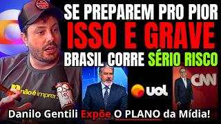 DANILO GENTILI EXPÕE SITUAÇÃO GRAVE DA IMPRENSA NO BRASIL E COMO ISSO AFETA A POLÍTICA [upl. by Saleme]