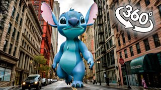 I summoned Stitch in Real Life and he destroyed everything  4K VR [upl. by Airpal]