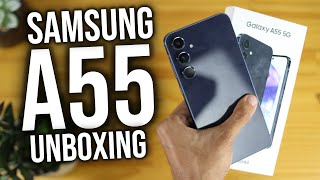 ¡Este Si Samsung Galaxy A55 5G Unboxing en Español del MEJOR celular GAMA MEDIA de Samsung en 2024 [upl. by Htes]