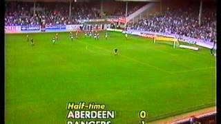 Aberdeen v Rangers 8 Oct 1988 [upl. by Ridan]