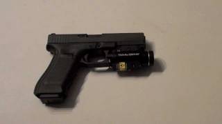 Glock 17 with Streamlight TLR2s shooting at night now switch to kryptonite [upl. by Neirda339]